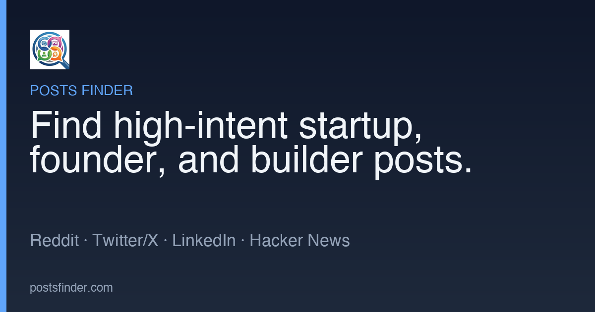 Posts Finder screenshot 1